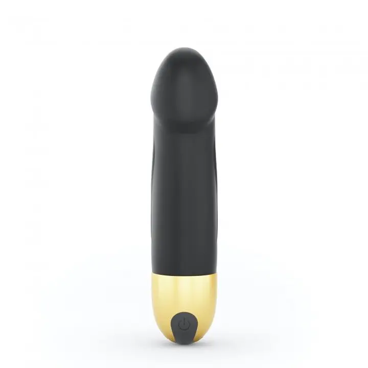 Вібратор Dorcel Real Vibration S Gold 2.0, діаметр 3,7см, перезаряджуваний, для точки G - Master