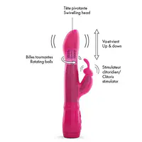 Вібратор Dorcel Furious Rabbit зі зворотно-поступальними рухами голівки - Master