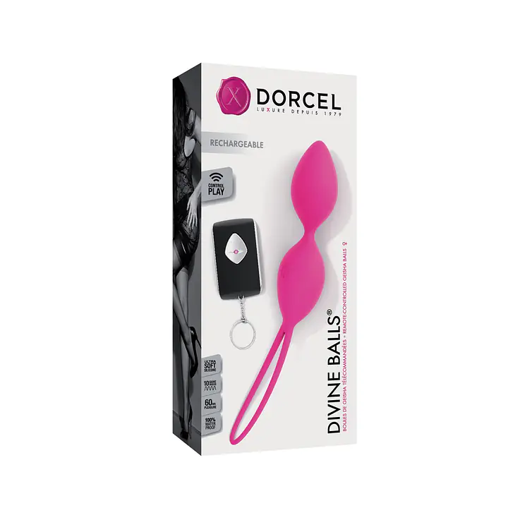 Вагінальні кульки Dorcel Divine Balls, діаметр 3,5 см, маса 91г - Master