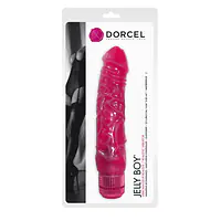 Фалоімітатор вібратор Dorcel Jelly Boy, діаметр 4,2см ТПЕ, плавне регулювання потужності вібрації - Master