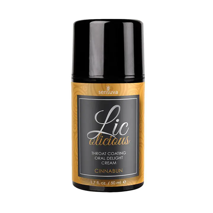 Гель для мінету Sensuva Lic-o-licious Cinnabun (50 мл), оліїстий, без цукру - Master