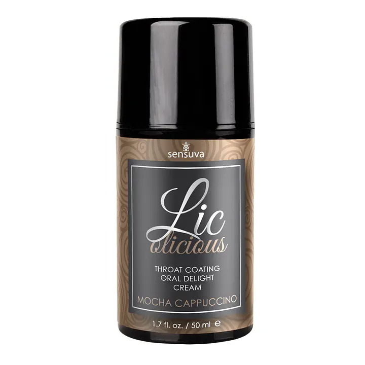 Гель для мінету Sensuva Lic-o-licious Cappuccino (50 мл), оліїстий, без цукру - Master