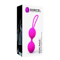 Вагінальні кульки Dorcel Dual Balls Magenta, діаметр 3,6см, вага 55гр - Master