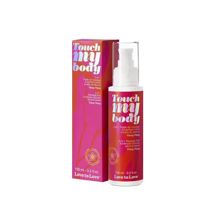 Масажний гель і змазка 2в1 Love To Love TOUCH MY BODY Ylang-Ylang (100 мл) зволожувальний - Master