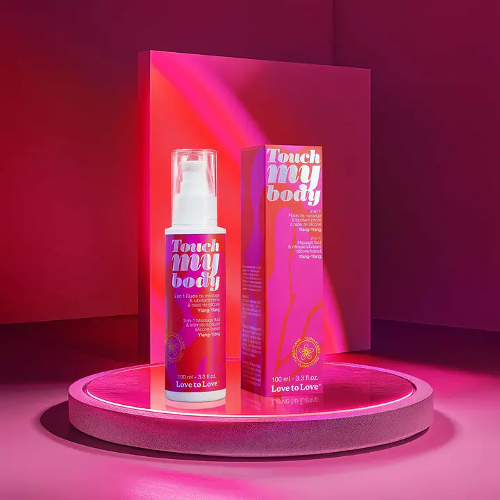 Масажний гель і змазка 2в1 Love To Love TOUCH MY BODY Ylang-Ylang (100 мл) зволожувальний - Master