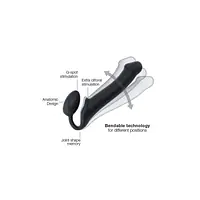 Безремінний страпон Strap-On-Me Violet S, повністю регульований, діаметр 2,7 см - Master