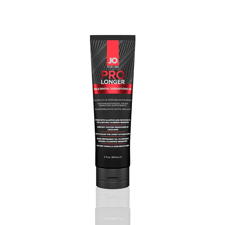 Пролонгер гель JO Prolonger Gel (60 мл) з олією перцевої м’яти, гвоздикового перцю та пачулів - Master