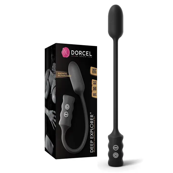 Виброяйце Dorcel Deep Explorer, підходить для вагінальної та анальної стимуляції, потужне - Master