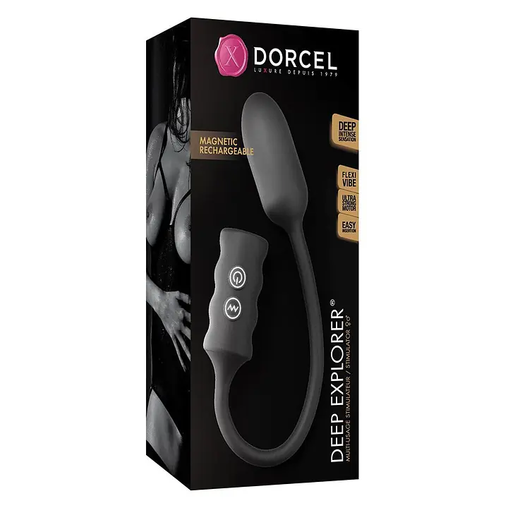 Виброяйце Dorcel Deep Explorer, підходить для вагінальної та анальної стимуляції, потужне - Master