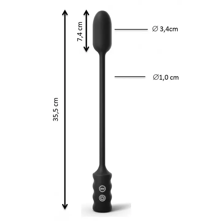 Виброяйце Dorcel Deep Explorer, підходить для вагінальної та анальної стимуляції, потужне - Master