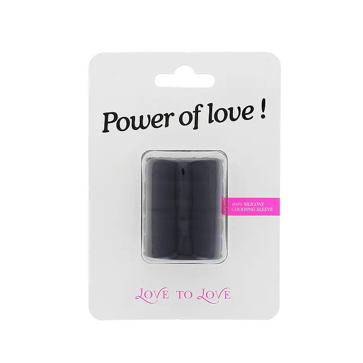 Насадка на член Love To Love Power of Love, потовщуюча, стимулюючий рельєф - Master