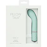 Розкішний вібратор Pillow Talk - Racy Teal з кристалом Swarovski для точки G, подарункове паковання - Master