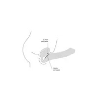 Безремінний страпон Strap-On-Me Violet S, повністю регульований, діаметр 2,7 см - Master