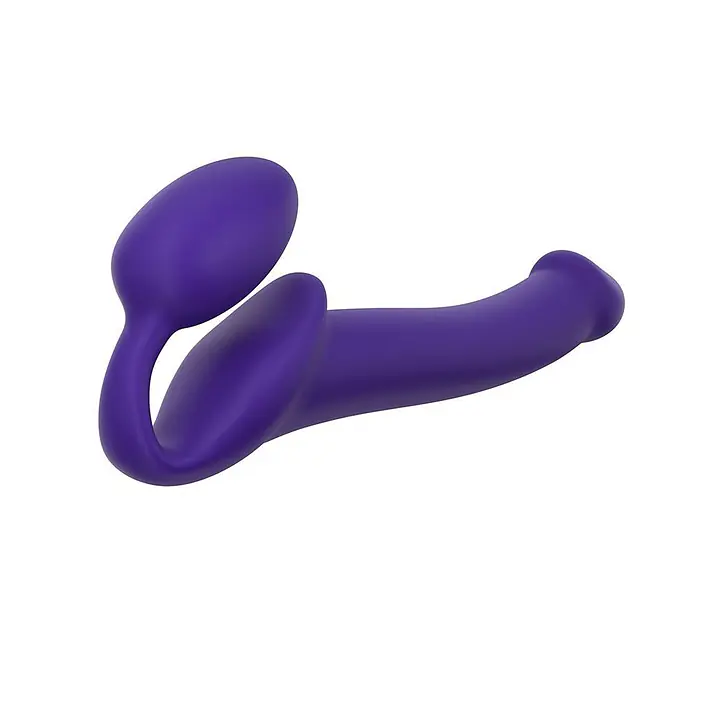 Безремінний страпон Strap-On-Me Violet M, повністю регульований, діаметр 3,3 см - Master