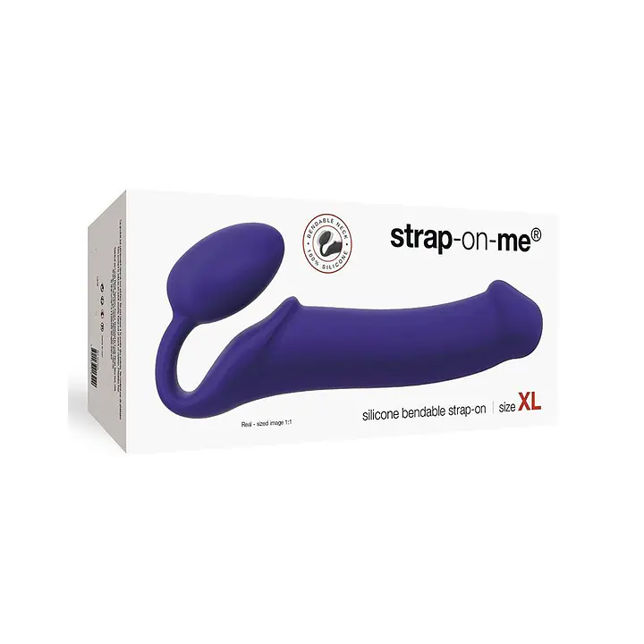 Безремінний страпон Strap-On-Me Violet XL, повністю регульований, діаметр 4,5 см - Master