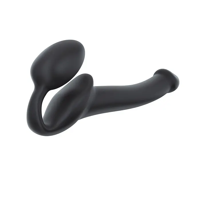 Безремінний страпон Strap-On-Me Black S, повністю регульований, діаметр 2,7 см - Master