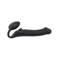 Безремінний страпон Strap-On-Me Black L, повністю регульований, діаметр 3,7 см - Master