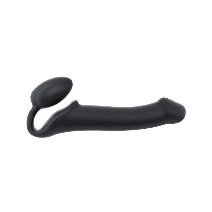 Безремінний страпон Strap-On-Me Black L, повністю регульований, діаметр 3,7 см - Master
