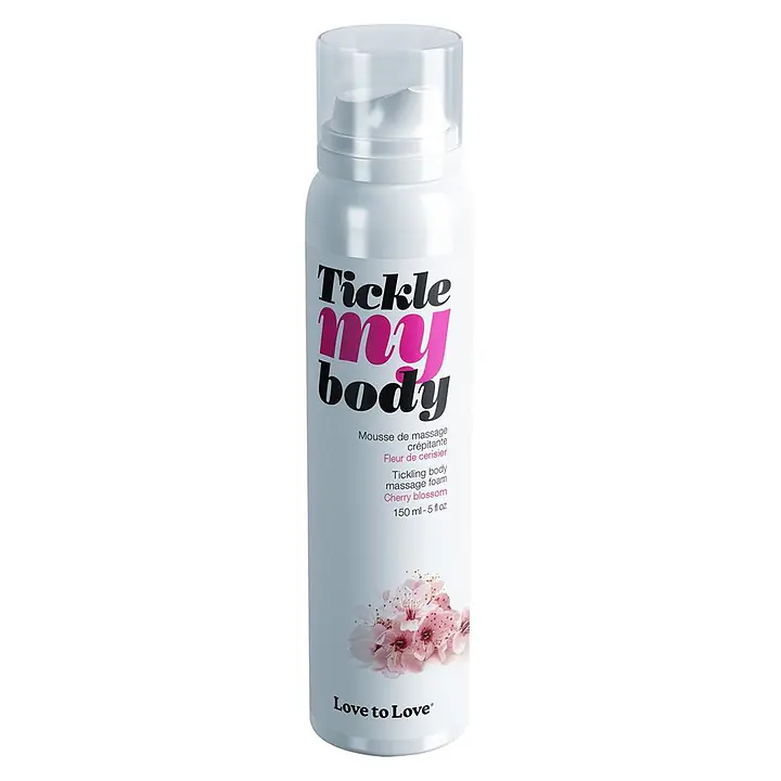 Масажна піна Love To Love TICKLE MY BODY Cherry Blossom (150 мл) зволожувальна - Master