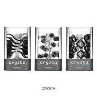 Мастурбатор Tenga Crysta Block, унікальний рельєф, стимулювальні щільні блоки, прозорий матеріал - Master
