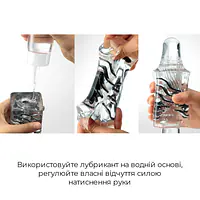 Мастурбатор Tenga Crysta Block, унікальний рельєф, стимулювальні щільні блоки, прозорий матеріал - Master