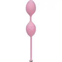 Розкішні вагінальні кульки PILLOW TALK - Frisky Pink з кристалом, діаметр 3,2 см, вага 49-75гр - Master