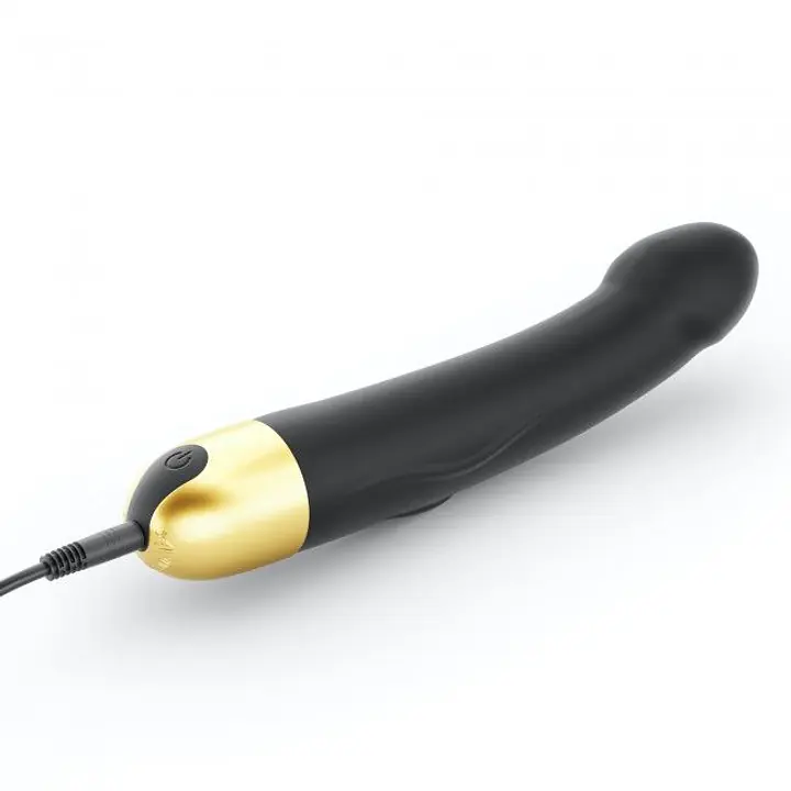 Вібратор Dorcel Real Vibration M Gold 2.0, діаметр 3,7см, перезаряджається, для точки G - Master