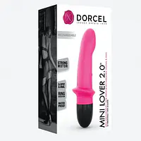 Вібратор Dorcel Mini Lover Magenta 2.0 перезаряджуваний, для точки G і масажу простати - Master