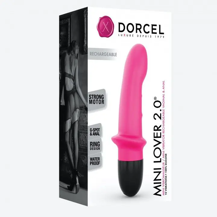 Вібратор Dorcel Mini Lover Magenta 2.0 перезаряджуваний, для точки G і масажу простати - Master