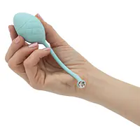 Розкішні вагінальні кульки PILLOW TALK - Frisky Teal з кристалом, діаметр 3,2 см, вага 49-75 гр - Master
