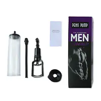Вакуумна помпа з ручним насосом Men Powerup Black - Master