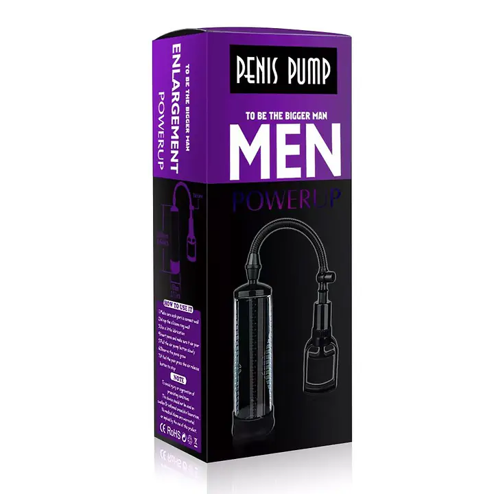 Вакуумна помпа з ручним насосом Men Powerup Blue - Master